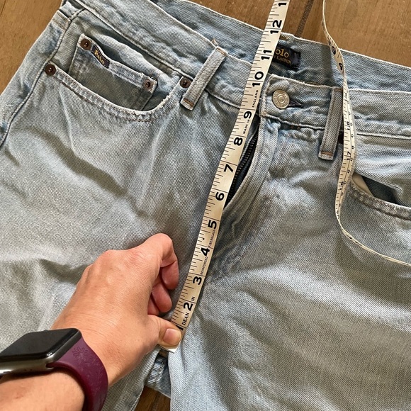 Polo Ralph Lauren Straight Leg Distress Light Wash Jeans Women’s 28 - Picture 7 of 11